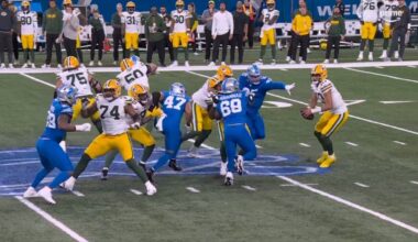 The NFL have fined Za’Darius Smith $6,722 for roughing the passer last week. Smith hit Jordan Love in the head. No flag was thrown.