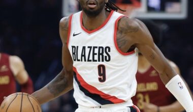 [Sidery]: The Trail Blazers have lowered their asking price on Jerami Grant. Portland would be willing to part with Grant for one first-round pick and a promising prospect instead of two future first-round selections. Grant is under contract through 2027-28 making $30+ million annually.