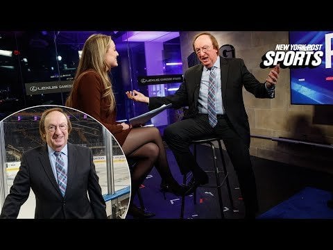 [New York Post] Exclusive with Sam Rosen as he retires from Rangers broadcasting