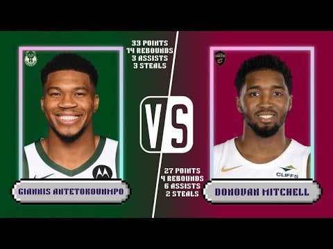 Donovan Mitchell vs Giannis Antetokounmpo | Highlights VS | 20.12.24