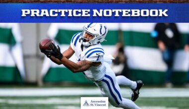 Ryan Kelly, Jaylon Carlies designated to return to practice; Josh Downs WILL return to practice today.