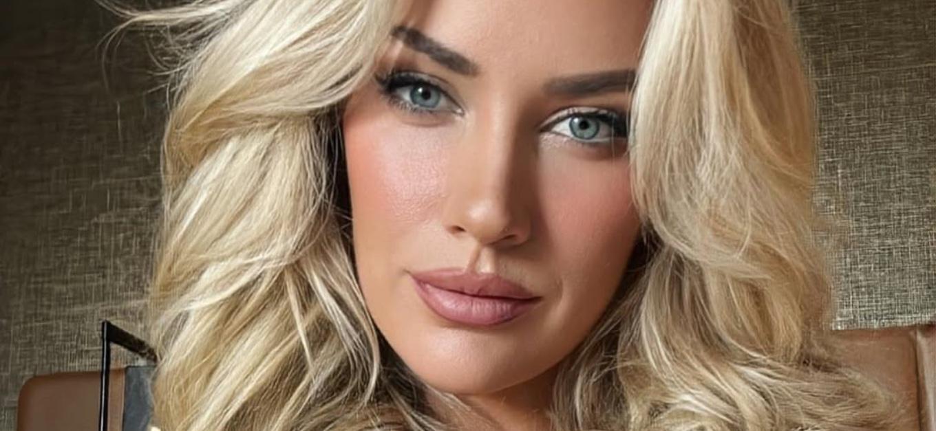 Paige Spiranac Stuns In Blue Catsuit For Slow-Mo Swing Video