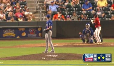 [Ward] I saw Garrett McDaniels twice with Rancho Cucamonga over last two years, super funky dude with big loopy curve that misses bats, sets up when he can command lively low 90's heater