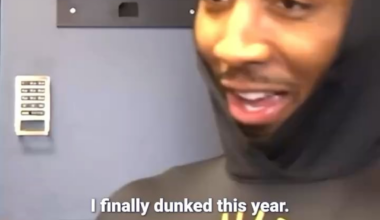 The locker room has no bad vibes whatsoever lol