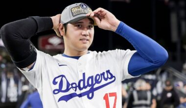 Dodgers' Shohei Ohtani wins 3rd AP Male Athlete of the Year award