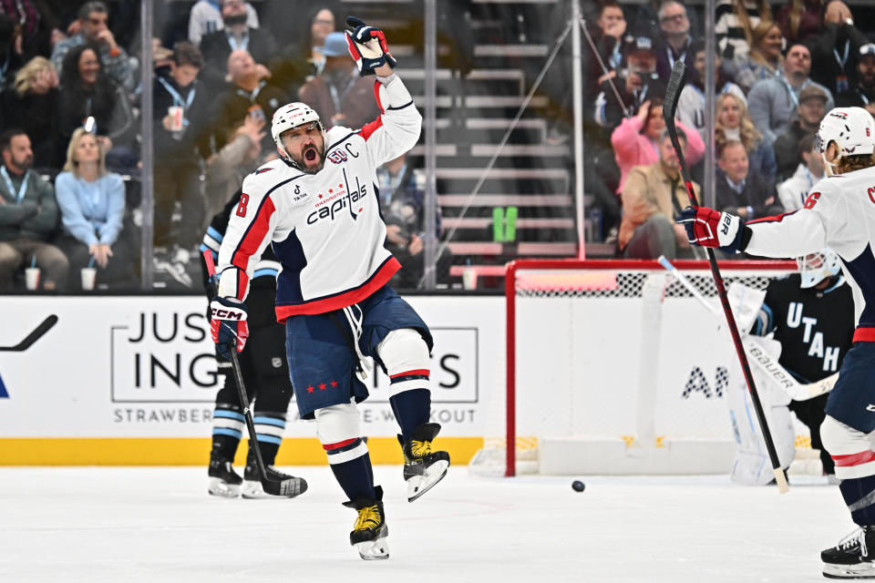 Alex Ovechkin has scored on 179 different goaltenders since entering the NHL in 2005. (Jamie Sabau/NHLI via Getty Images)