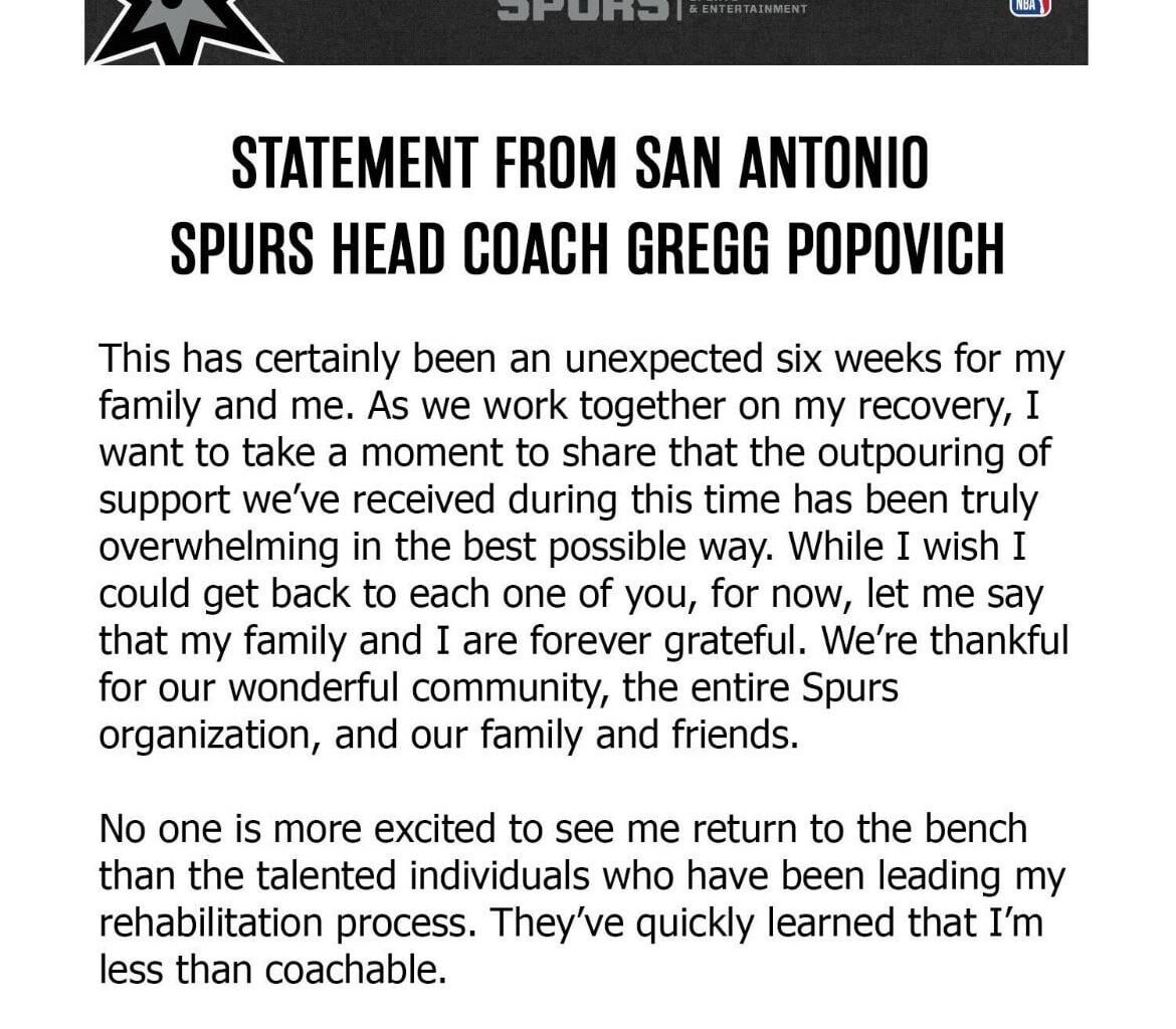 MESSAGE FROM POP ‼️