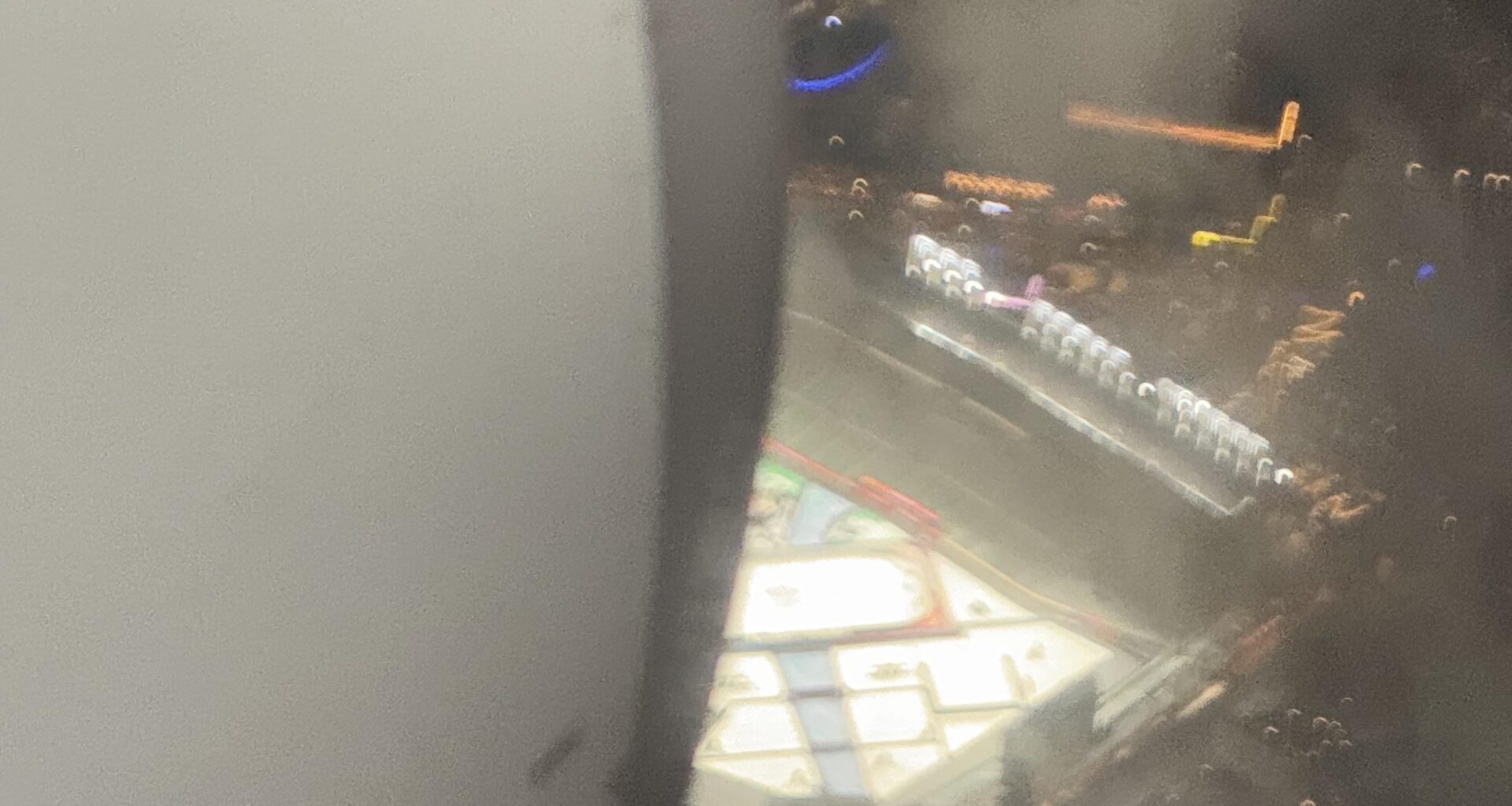 Saw the ice from the sky