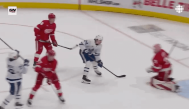 [NHL Player Safety] Detroit's Jonatan Berggren fined for a crosscheck to the head of Connor Dewar