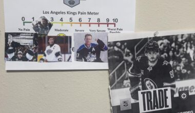 Los Angeles Kings Pain Meter 12/09/24 Update