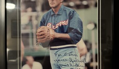 Personalized Signature from Phil Niekro