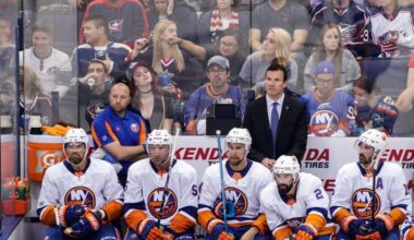 2018 Islanders assistant coach Luke Richardson has just been relieved of his duties as Chicago bench boss.