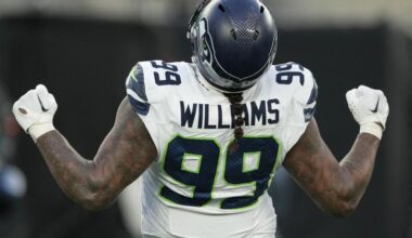 Leonard Williams is WRECKING offenses for the Seahawks: 4.5 sacks, 11 tackles, 5 TFL, A Blocked Field Goal and a 92-yard pick-six in 2 games!