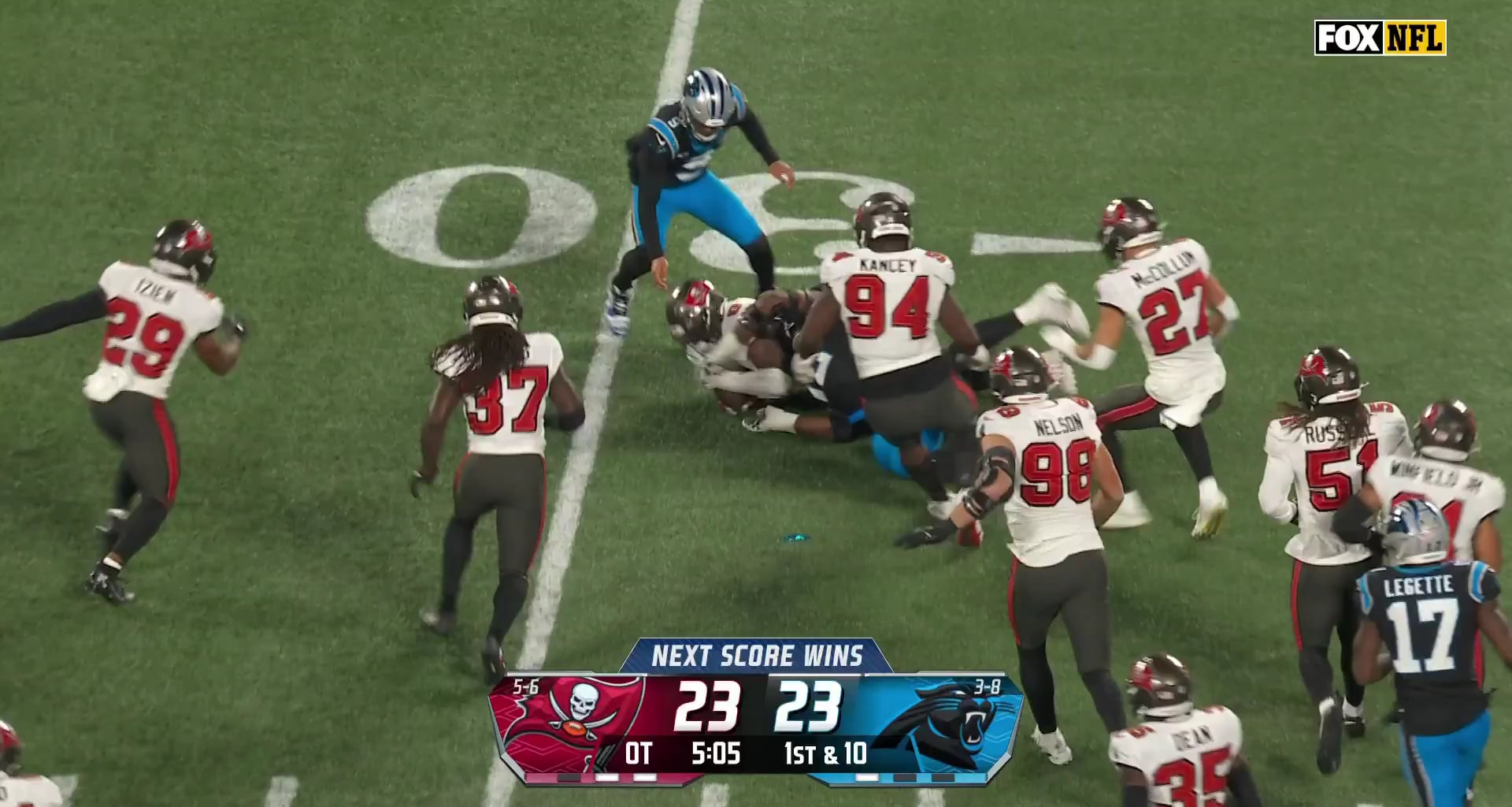 [Highlight] Bucs recover fumble in OT. LFG TB BUCS!!!!