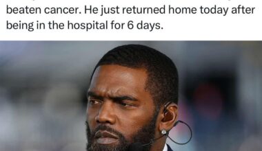 Not even cancer can guard Randy Moss.