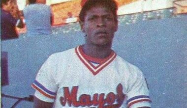 In memory of Rickey Henderson. This photo is from the 78-79 season when he played for the Mayos de Navojoa in Mexico, hitting .257 with 22 stolen bases. That year, the Mayos were crowned champions and played in the Caribbean Series, where Henderson batted .348.