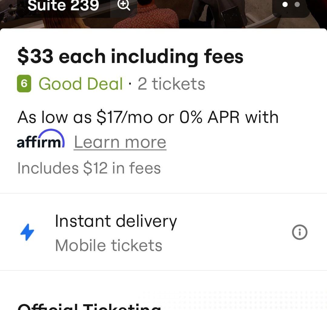 Anyone stayed in a suite?