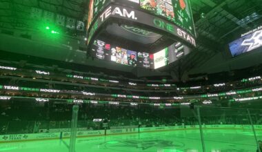 Behind enemy lines for my first ever Flames game!