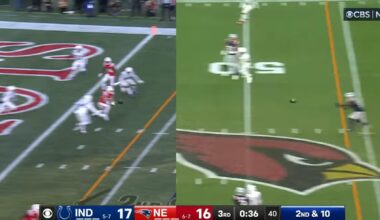 Both of these passes resulted in interceptions