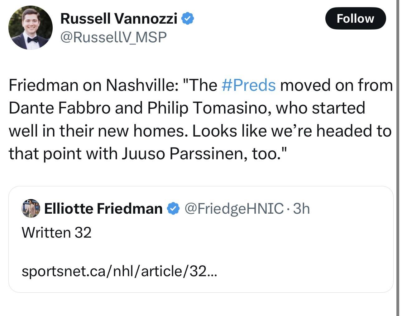 i won’t be too upset when pars goes but…