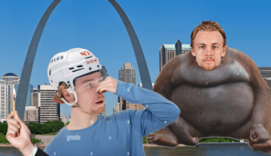 Uh oh, stinky!  Broberg let out a ST LOUIS FART and now Zary has to light a match!  Go flames!