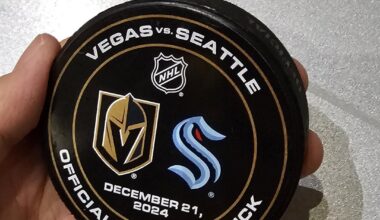 We got a warm-up puck!