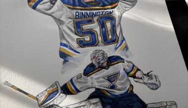Painting of Binnington