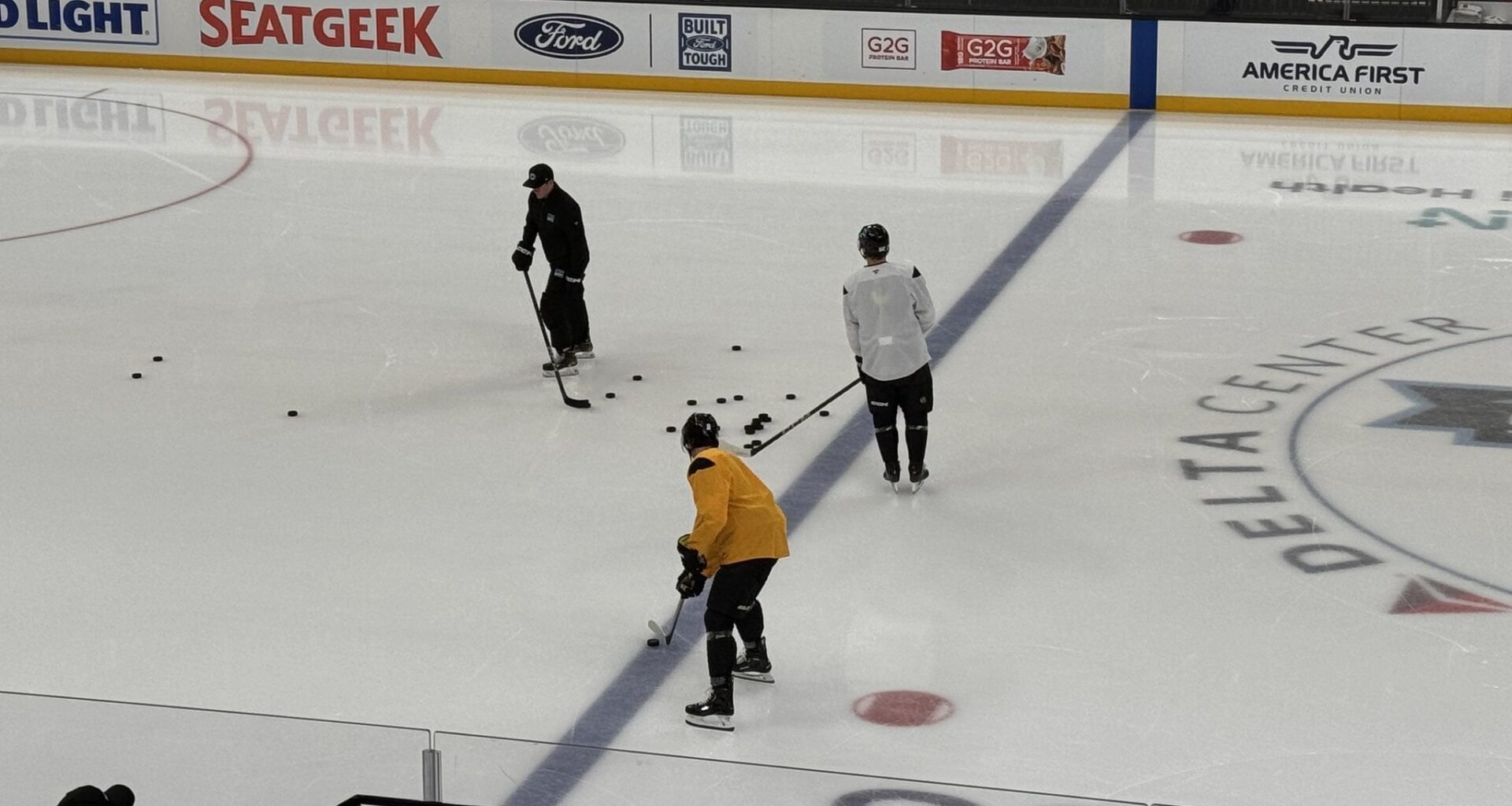 Marino at morning skate this morning in no contact jersey!