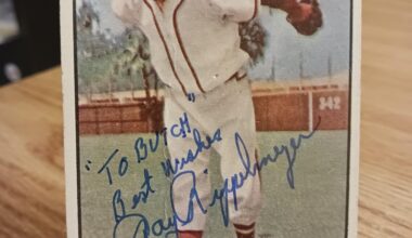 Posting a Reds autographed card every day until we win the World Series. Day 542: Ray Rippelmeyer