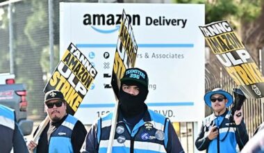 Saints fan seen in Amazon strike