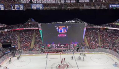 Devils Play Rangers Draft Party On Jumbotron