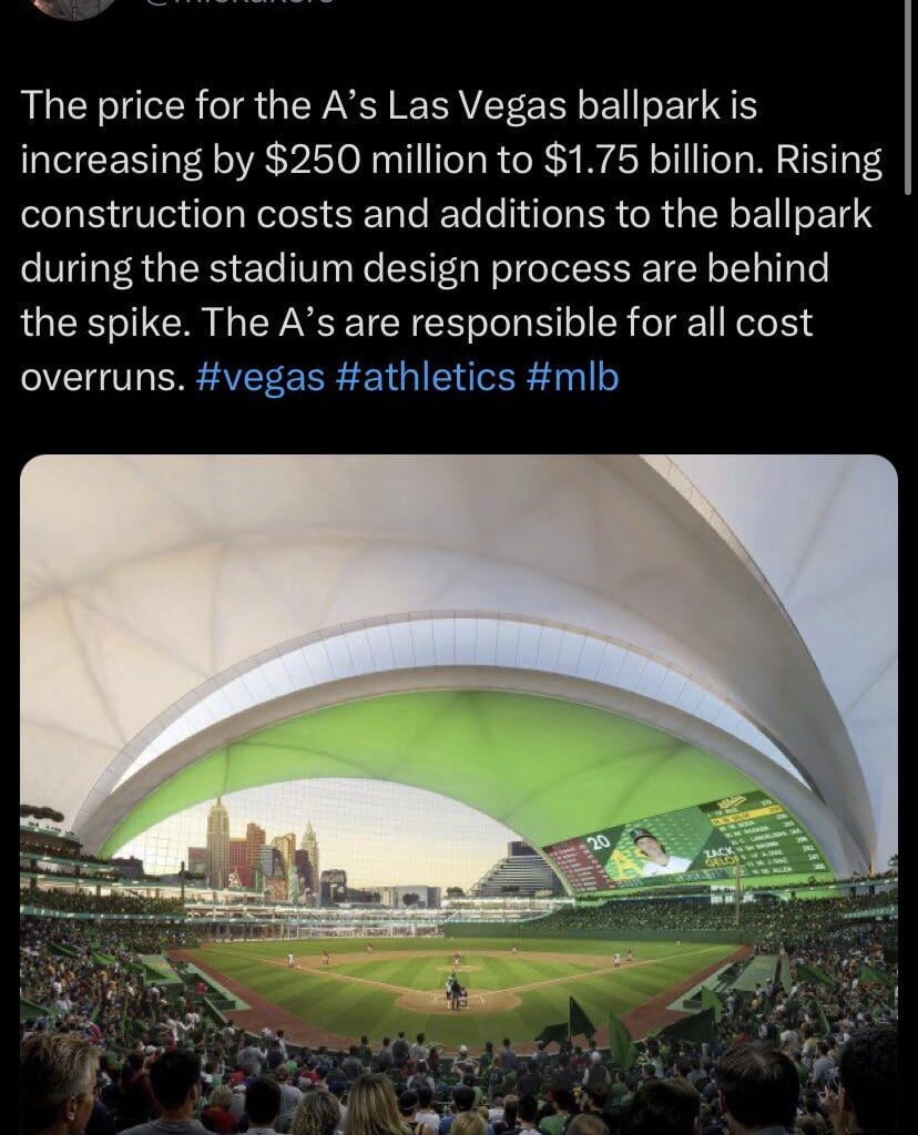Cost of the LV ballpark is ballooning