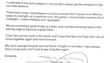 Sammy Sosa’s full statement