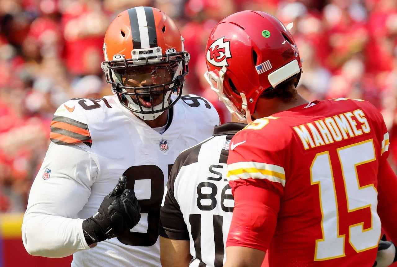 [Cleveland.com] What it would mean to Browns pass rusher Myles Garrett to get his 100th career sack against Patrick Mahomes