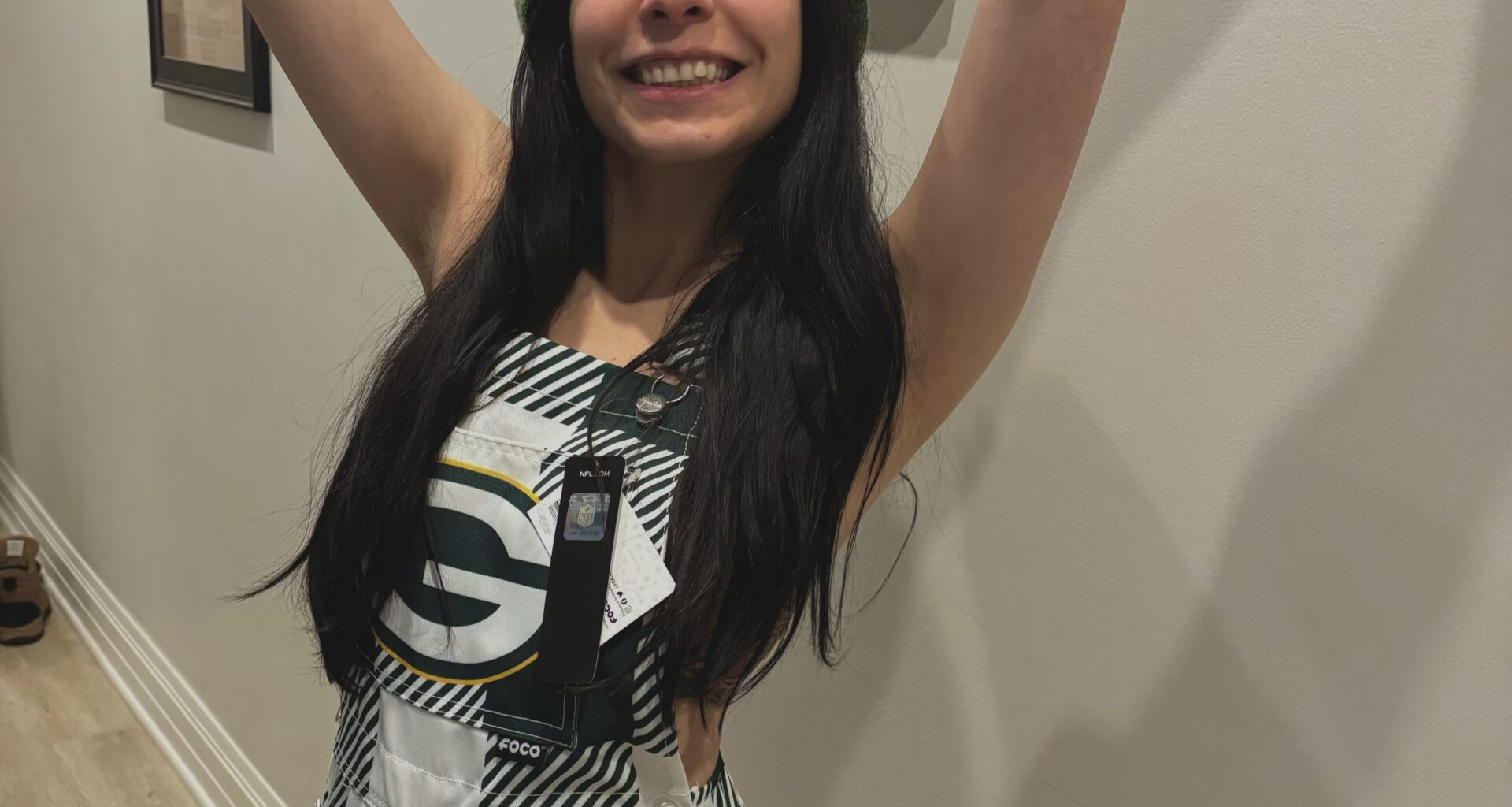 Husband gifted me new overalls for getting halfway through law school!