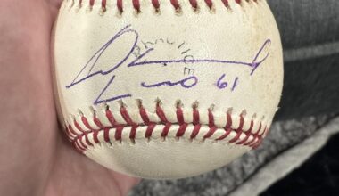 Who signed this ball I found in my childhood stuff?