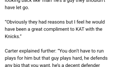 Vince Carter says Knicks should've kept Hartenstein 😡