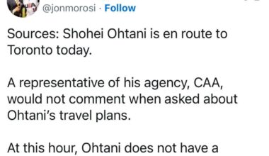 One year ago today, Shohei Ohtani was on a plane to Toronto