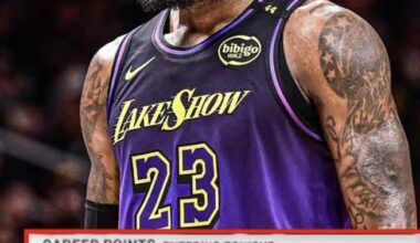 Crazy LeBron Stat of the day