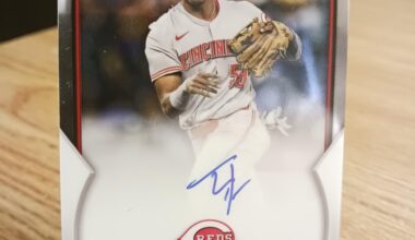 Posting a Reds autographed card every day until we win the World Series. Day 543: Trey Faltine