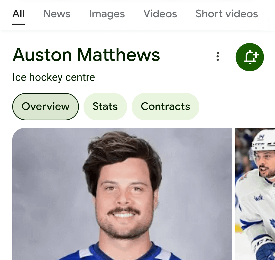 Matthews looks different than I remember when I Googled him...