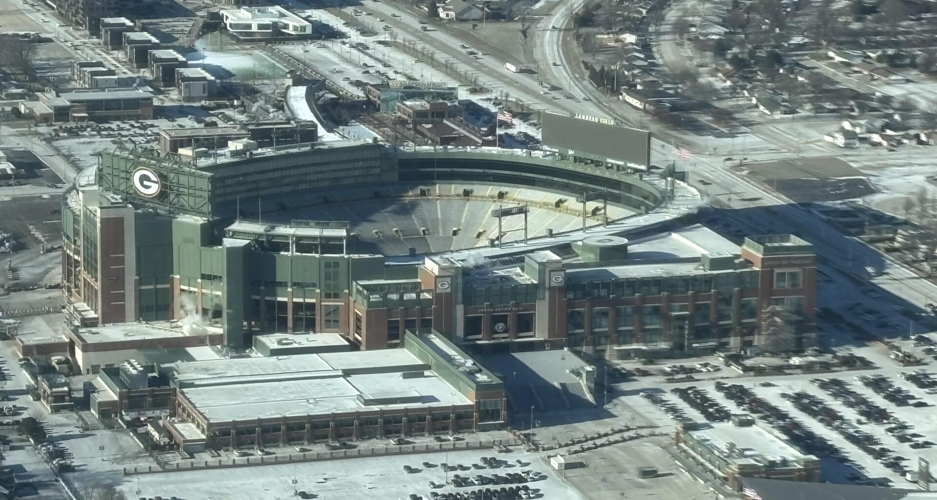 Minutes ago from the frozen tundra.