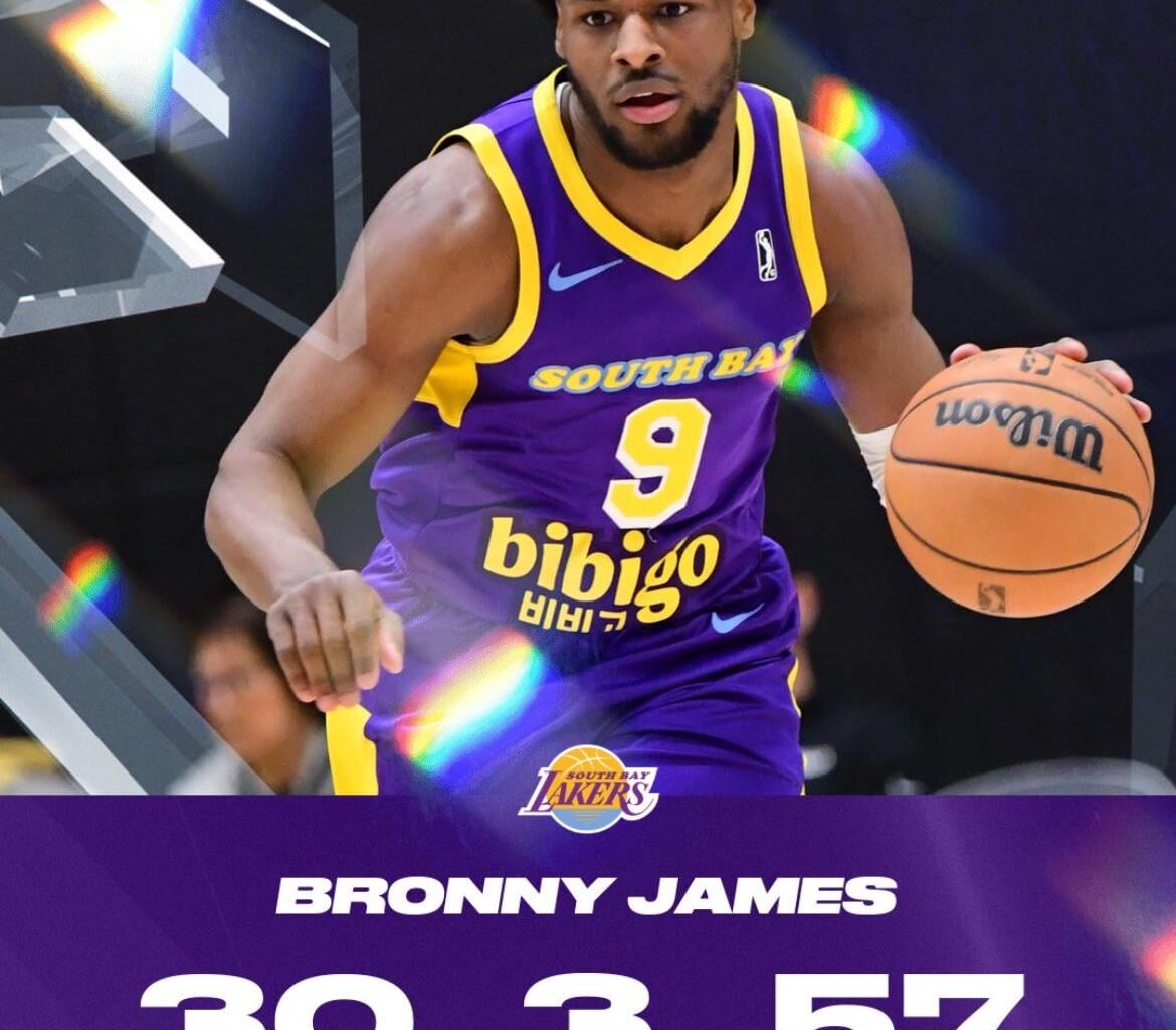 To all you mfs who said bronny was a waste of a draft pick smd