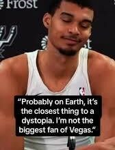 It was our future GOATs plan all along -- avoid Vegas at all costs.