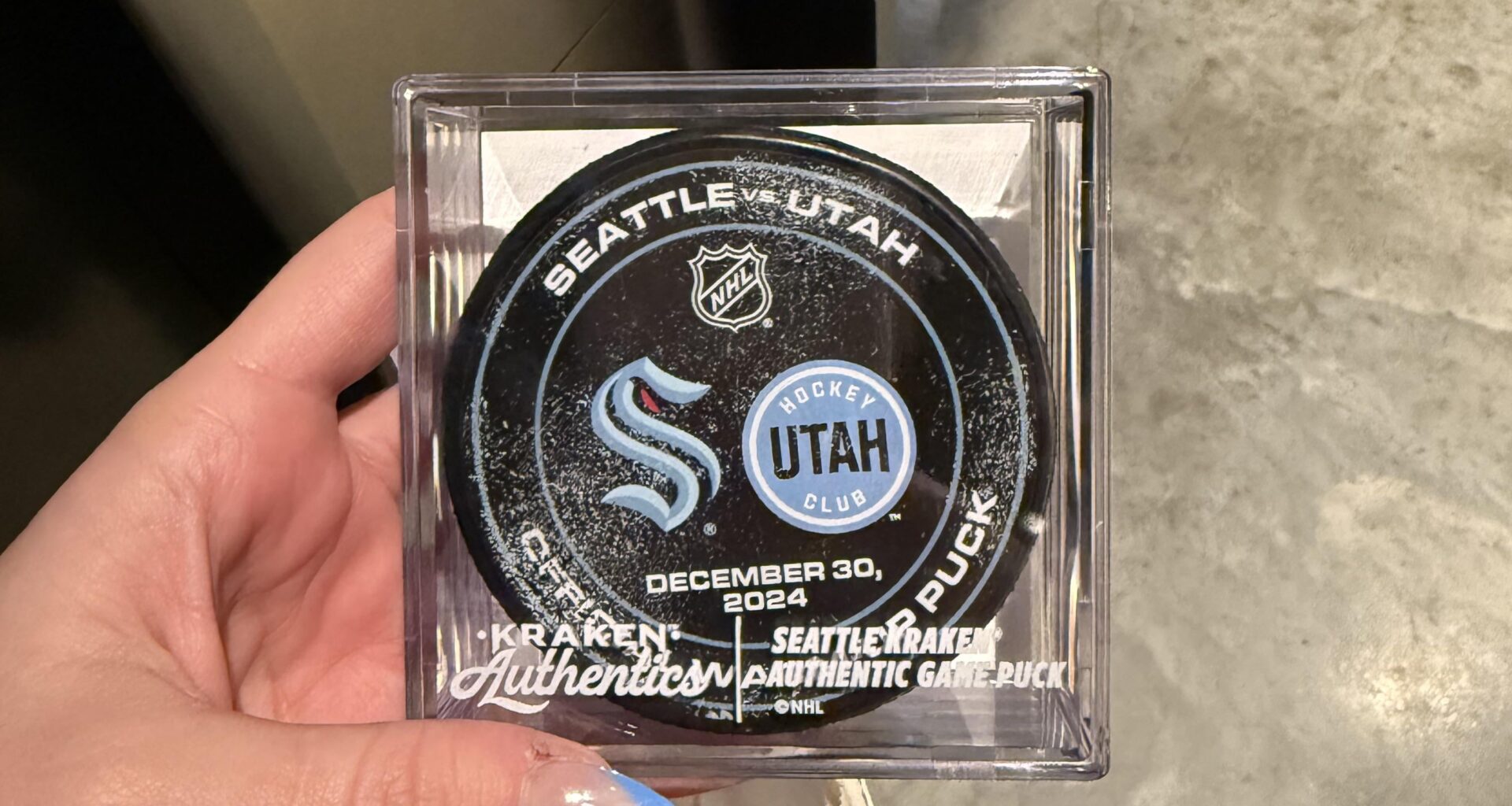 Warm up puck acquired