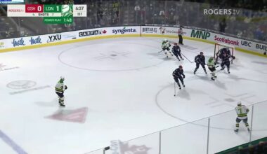 [London Knights] IT'S EASTON COWAN'S WORLD 🤠(Cowan scores to extend his point streak to 56 games, unofficially breaking Doug Gilmour's all-time OHL record)