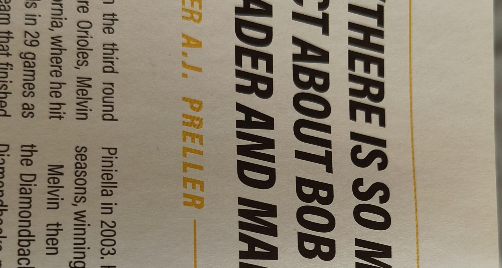 Throwback to the time A.J. Preller and Bo Mel were getting along 😅