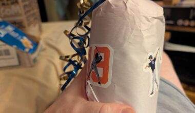 My wife added these stickers to my gift wrap without knowing who they are. RIP and Merry Christmas to these legends.