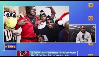 Grady Jarrett joins GMFB to talk about his Walter Payton Man of the Year nomination