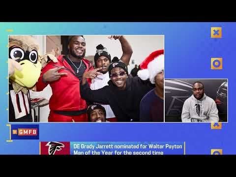 Grady Jarrett joins GMFB to talk about his Walter Payton Man of the Year nomination